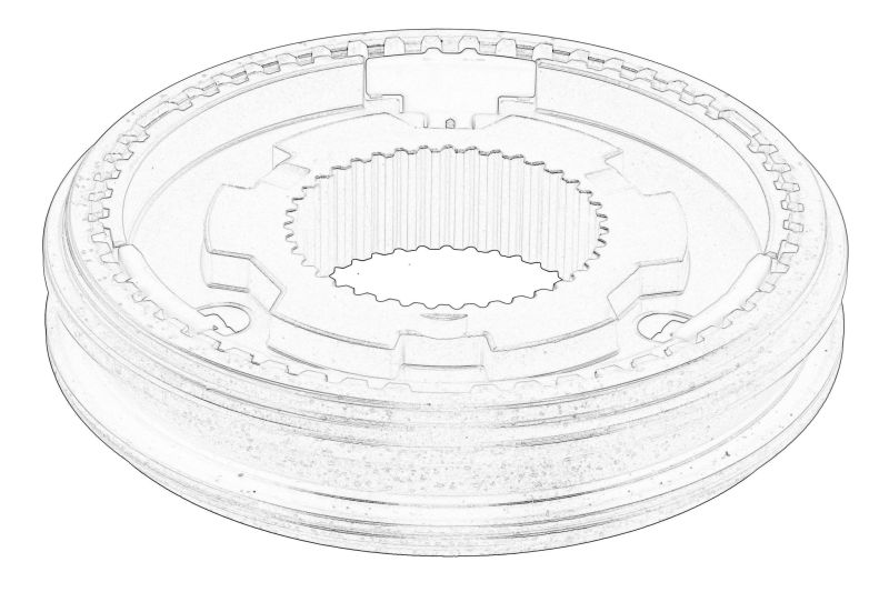 Manson glisant sincromesh, pinion: 1/2 C546 original