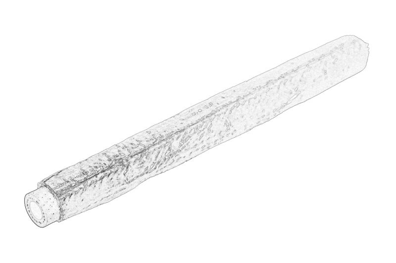Furtun de presiune a filtrului de particule diesel original 
