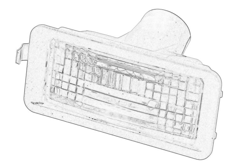 Lampa numar inmatriculare (W5W) originala