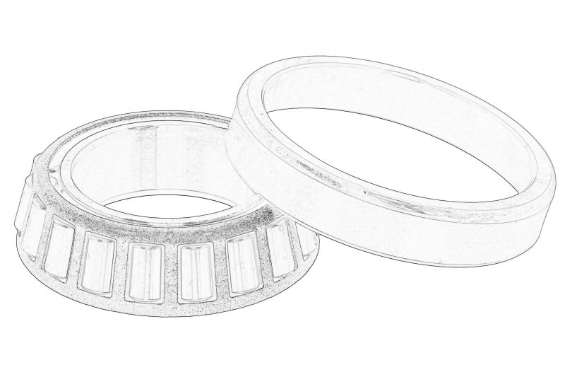 (EN) half-shaft differential bearing original
