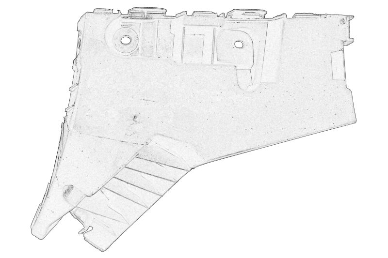 Ghidaj/suport bara de protectie spate dreapta (plastic) original