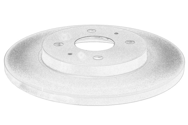 Disc frana spate dreapta/stanga original