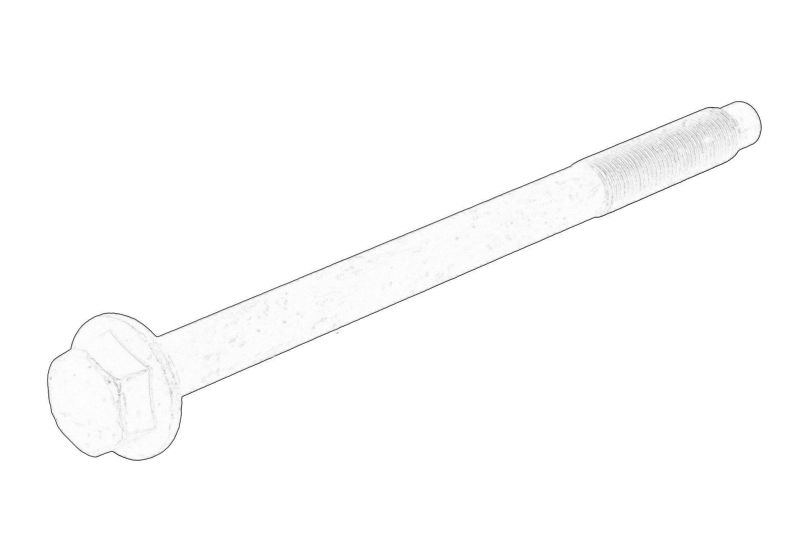 Surub amortizor spate/superior (roti singure) original