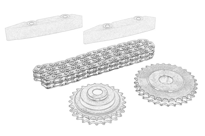 Set de distributie (lant + pinion) original