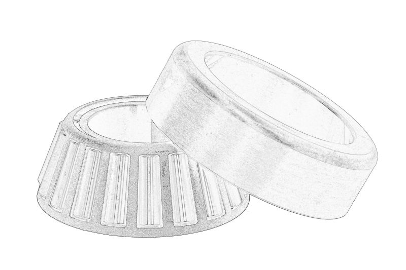 Rulment de arbore de intrare (fata; (EN) rear differential bearing) original