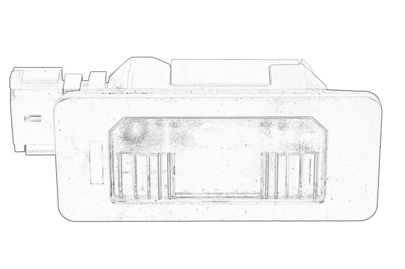 Lampa numar inmatriculare originala