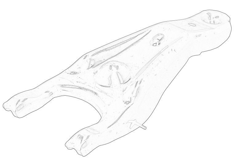 Furca debreiere originala