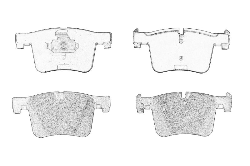 Set placute frana fata original