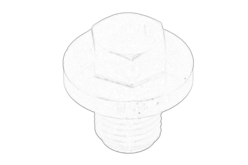 Capacul de umplere a radiatorului tija hexagonala original