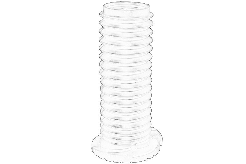 Burduf protectie amortizor, fata, dreapta original