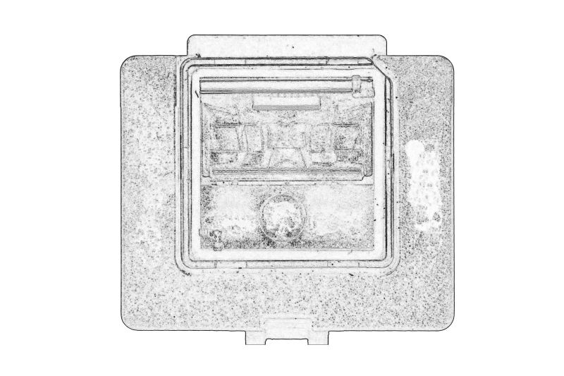 Lampa numar inmatriculare originala