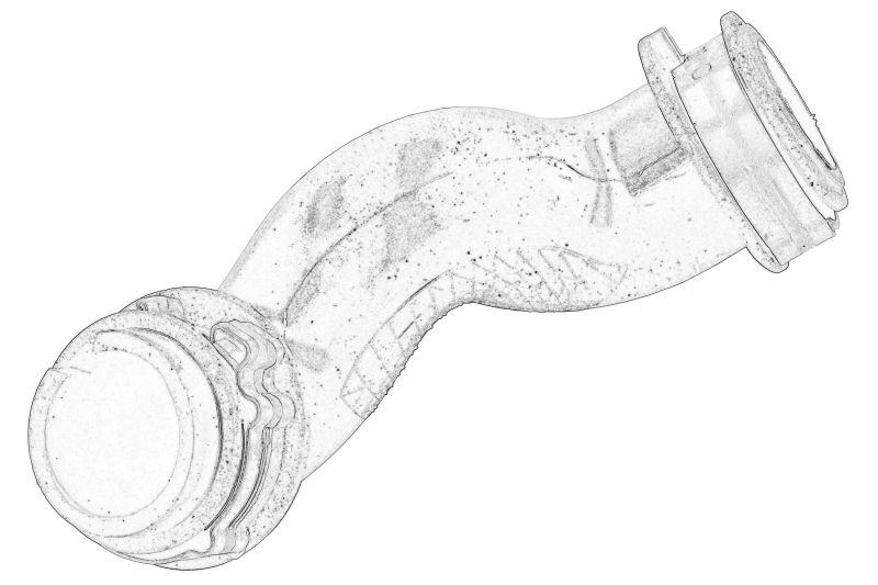 Teava de aerisire a respiratiei carterului originala 