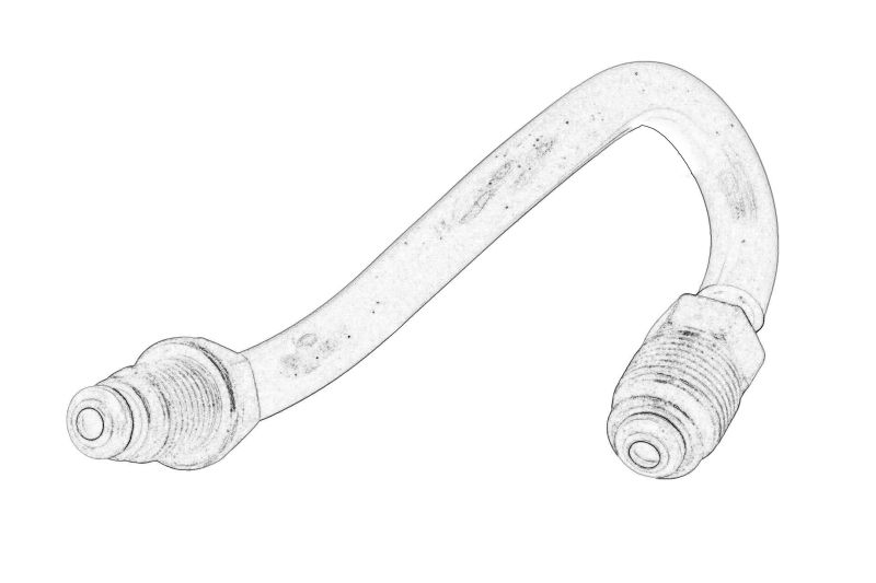 Furtun/conducta de frana spate stanga originala