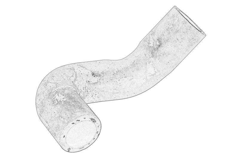 Tub de flux din furtunul de apa original 