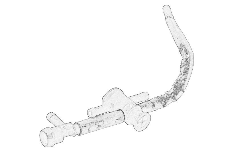 Teava metalica a sistemului de racire originala